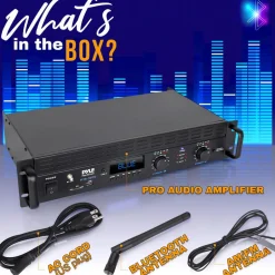 2000W 2-Channel Bluetooth Pro Audio Amplifier with LCD<Pyle Online