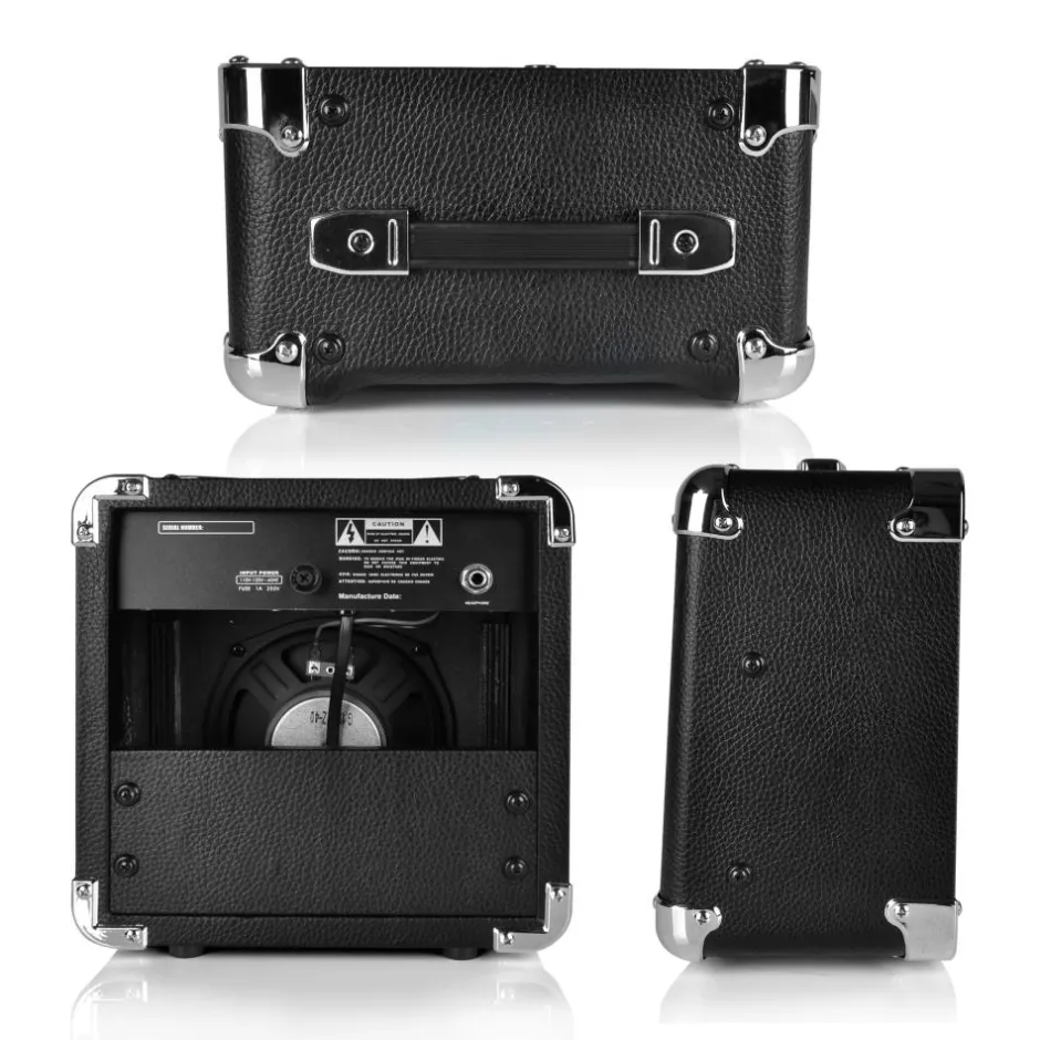 20W Guitar Amplifier, Crunchy Sound, 3-Band EQ, 6" Speaker<Pyle New