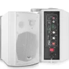 Wall Mount Speaker System - Wireless Bluetooth, 300W, White<Pyle New