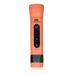 Waterproof Bluetooth Bike Speaker, Power Bank, Flashlight, Orange<Pyle Best