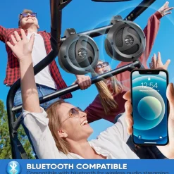 Waterproof Bluetooth Off-Road Speakers 900W Marine Grade Weatherproof<Pyle Sale