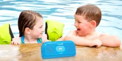 Waterproof Bluetooth Speaker, Hands-Free Calls, IPX7, White<Pyle Best