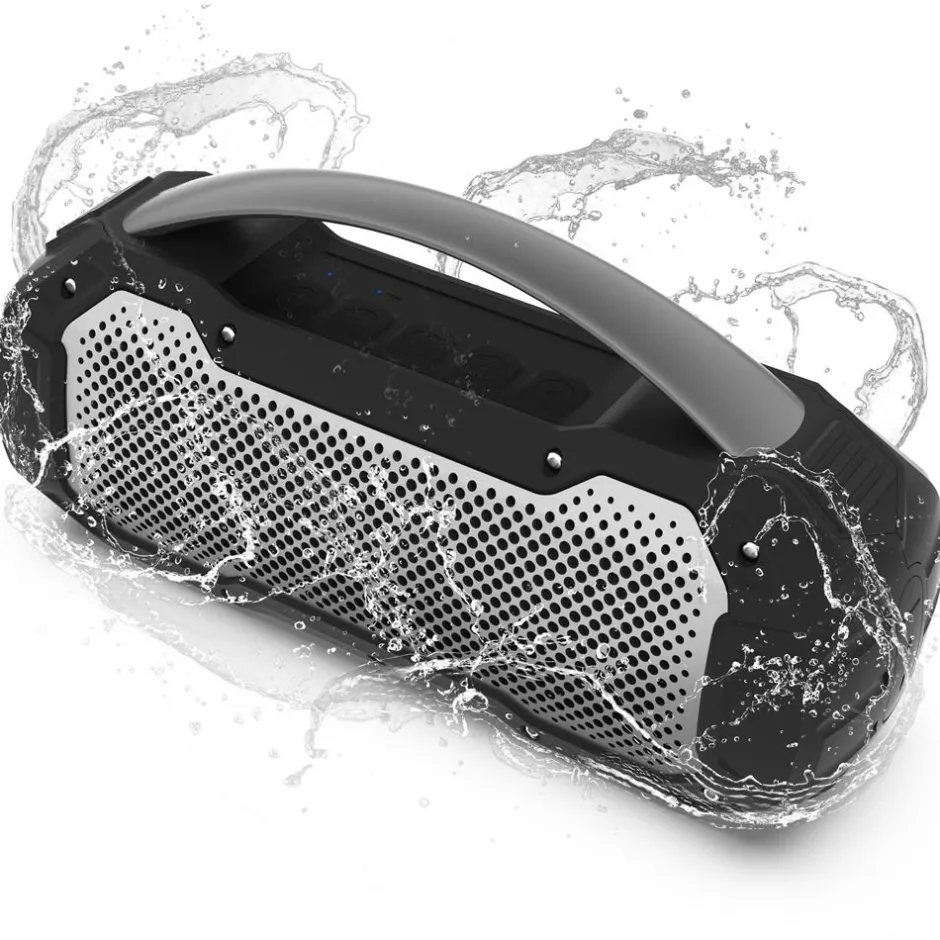 Waterproof Bluetooth Speaker 40W Rechargeable TWS Function RGB Lights<Pyle New