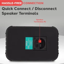 Waterproof Outdoor Speaker System, 5.25