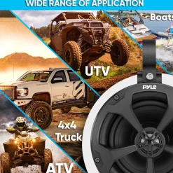 Waterproof Rated Off-Road Speakers<Pyle Online