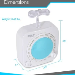 Waterproof Shower Radio - Portable AM/FM with Hanging Strap<Pyle Sale