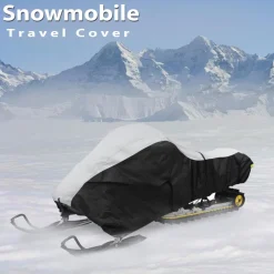 Waterproof Snowmobile Cover, Protects from Rain, Marine Grade Polyester<Pyle New