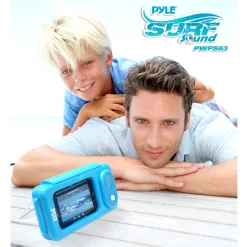 Waterproof Speaker Case Amplifies Sound Clear Plastic White<Pyle