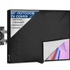 Waterproof TV Cover 60-70" - Weatherproof, Dustproof, Remote Pocket<SereneLife New