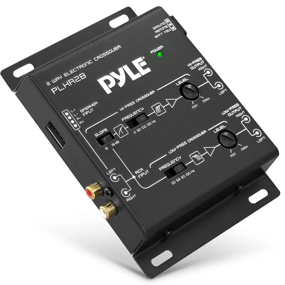 2-Way Audio Crossover Network - Enhanced Sound - Independent Output Control<Pyle Discount