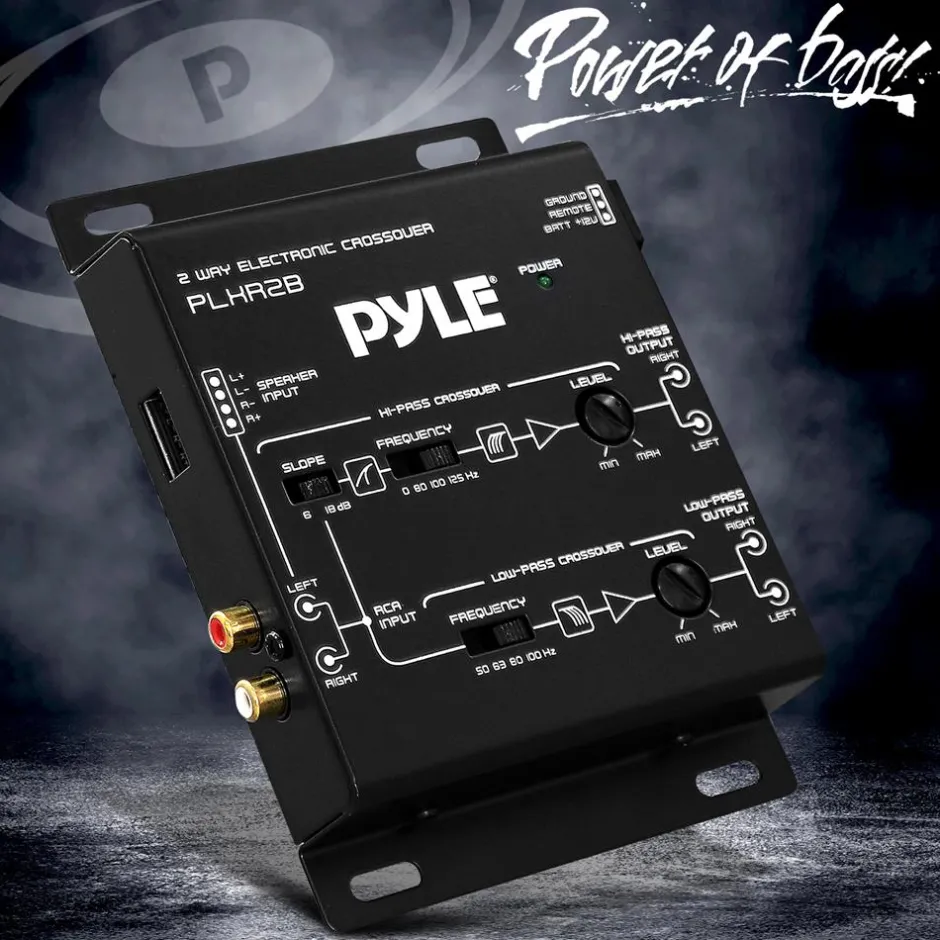 2-Way Audio Crossover Network - Enhanced Sound - Independent Output Control<Pyle Discount