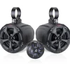 2-Way Bluetooth Marine Speakers 800W Waterproof IP65 White<Pyle Clearance