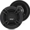 2-Way Car Stereo Speakers 240W Coaxial Low Distortion Black<Pyle Clearance