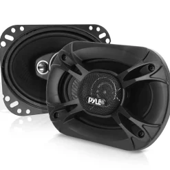 3-Way Car Stereo Speakers 400W Low Distortion 6"x8" Black<Pyle Online