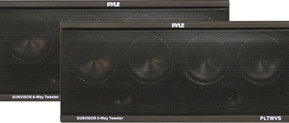 6-Way Car Stereo Speakers 200W High Power Sunvisor Mount System<Pyle Hot