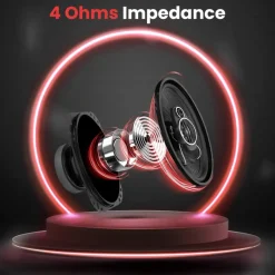 3-Way Car Stereo Speakers 300W Low Distortion Triaxial Black<Pyle Hot