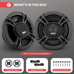 3-Way Car Stereo Speakers 300W Low Distortion 6.5