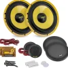 2-Way Component Speaker System 400W Yellow Poly Cone Butyl Surround<Pyle Outlet