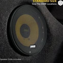 2-Way Component Speaker System 400W Yellow Poly Cone Butyl Surround<Pyle Outlet