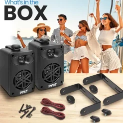 2-Way Indoor/Outdoor Speaker System<Pyle New