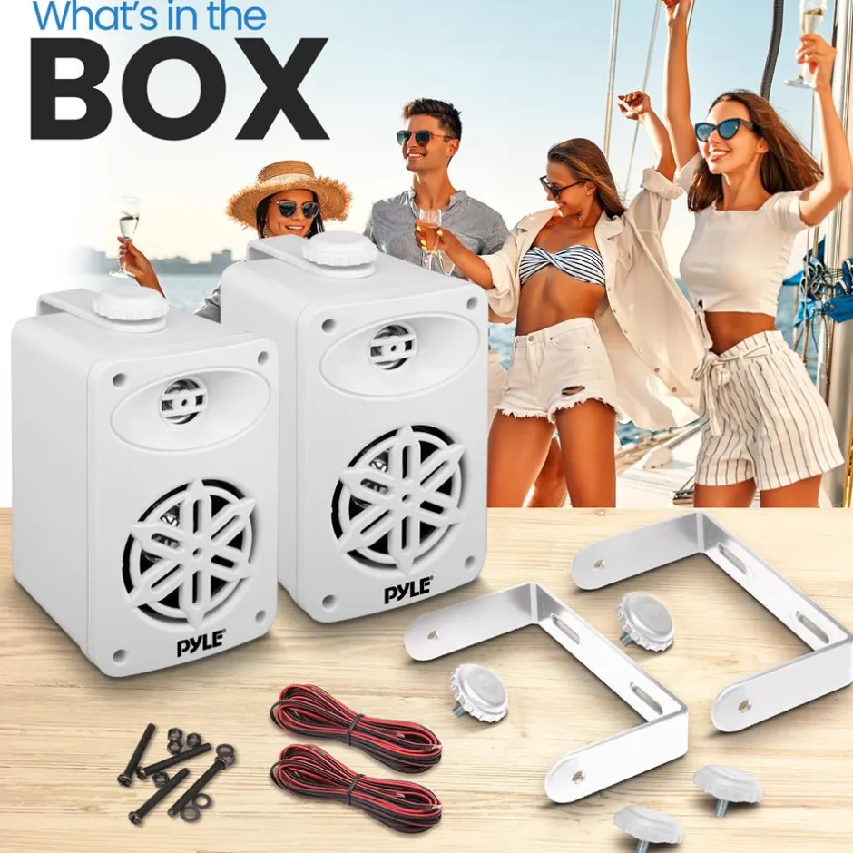 2-Way Indoor/Outdoor Speaker System<Pyle Best