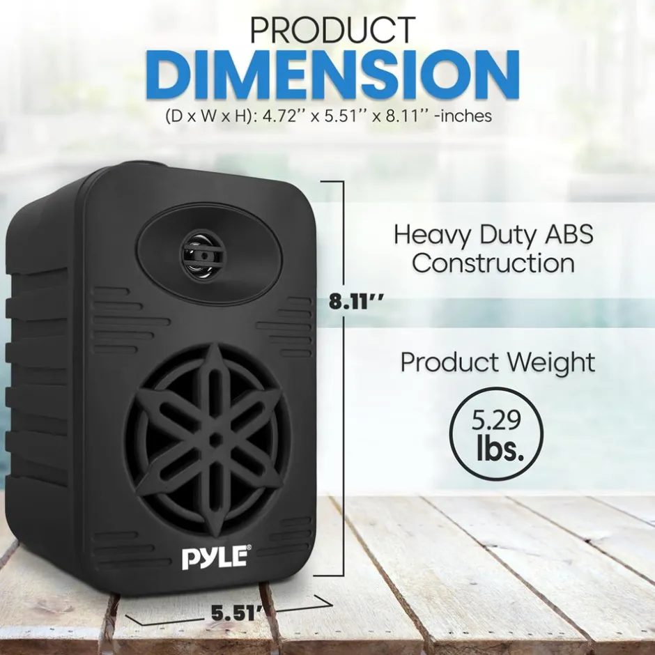 2-Way Indoor/Outdoor Speaker System<Pyle