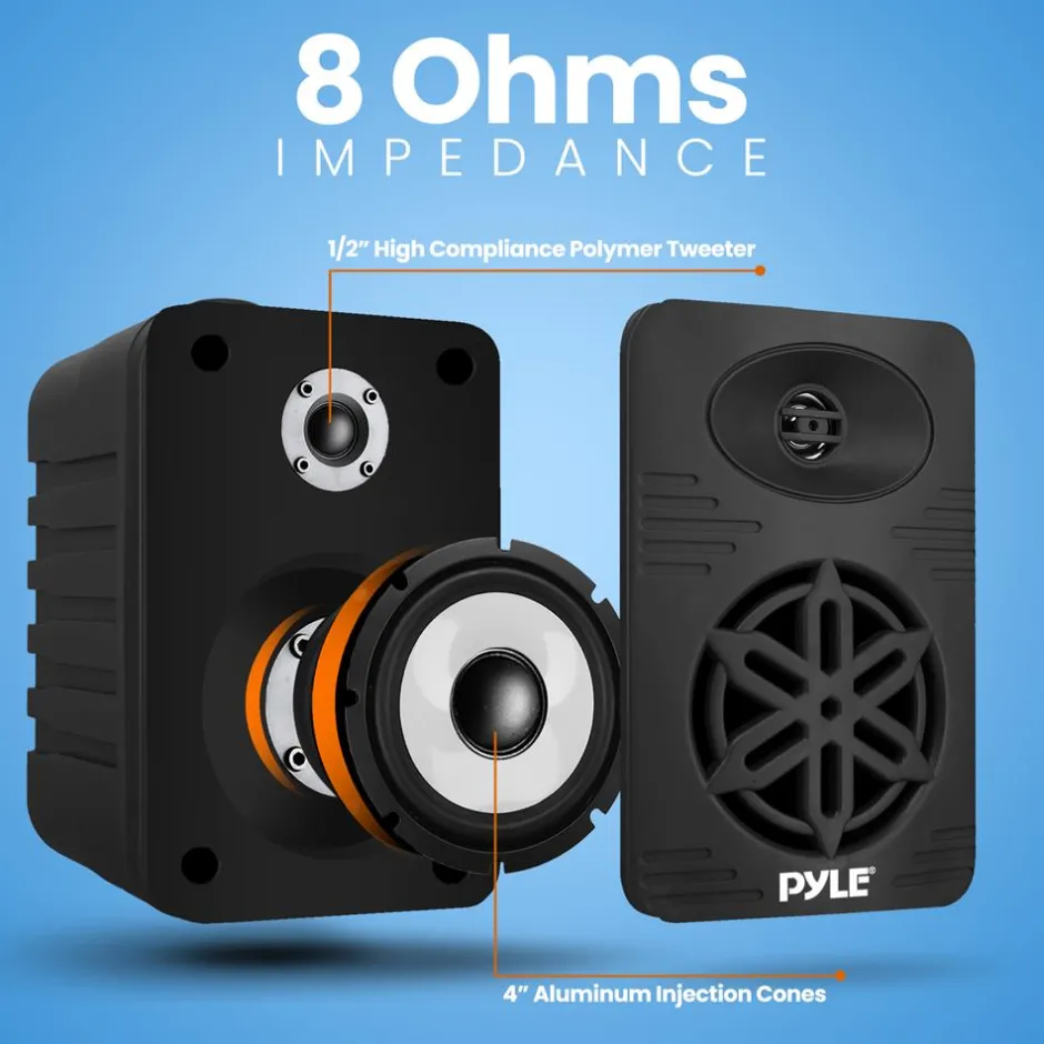 2-Way Indoor/Outdoor Speaker System<Pyle