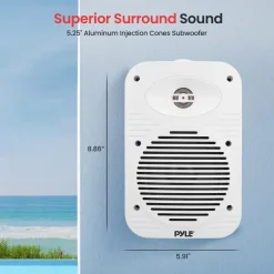 2-Way Indoor/Outdoor Speaker System<Pyle Best