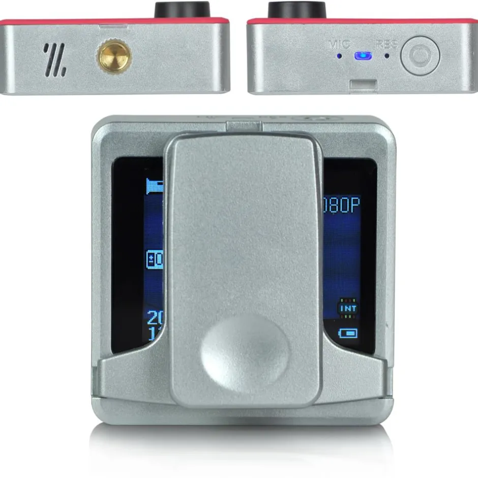 Wearable Camera 1080p HD WiFi Control Compact Red<SereneLife Best