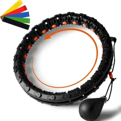 Weighted Smart Hula Hoop for Fast Fat Burn with Silent Bearings<SQUATZ