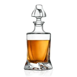 Whiskey Decanter Enhances Taste Crystal Glass 750ml Capacity<NutriChef Hot