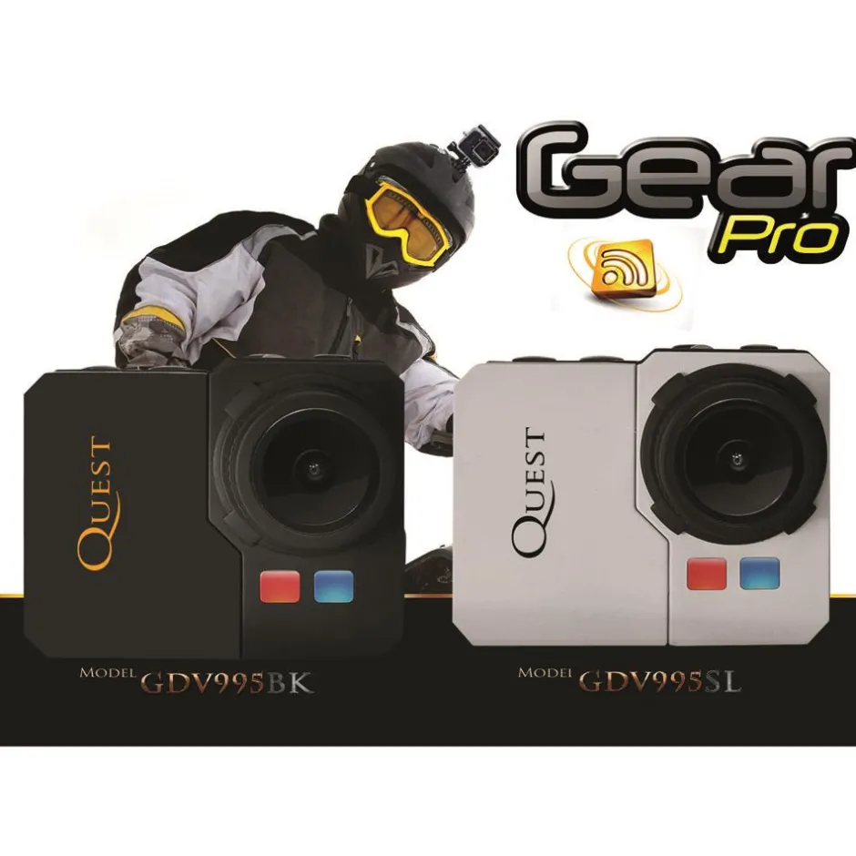 Wi-Fi Action Cam 1080p Video 16MP Waterproof Case 2.0'' LCD Display<Pyle Outlet