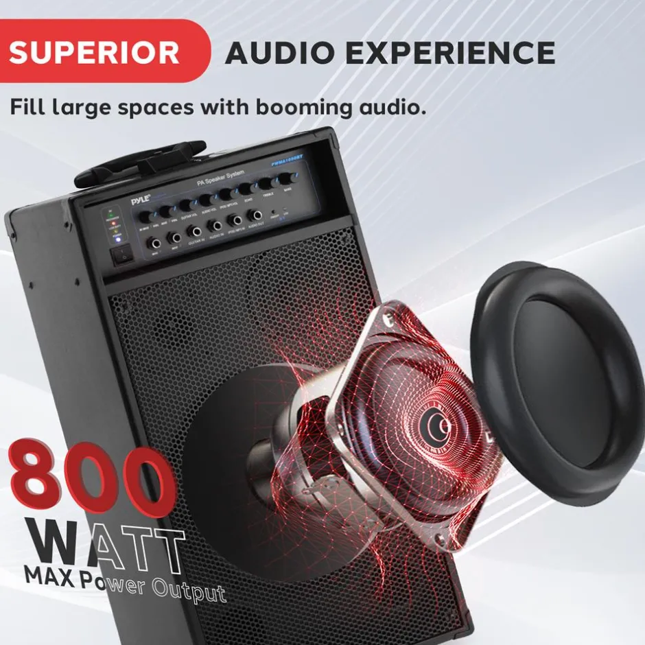 Wireless & Portable Bluetooth Pa Speaker<Pyle Clearance