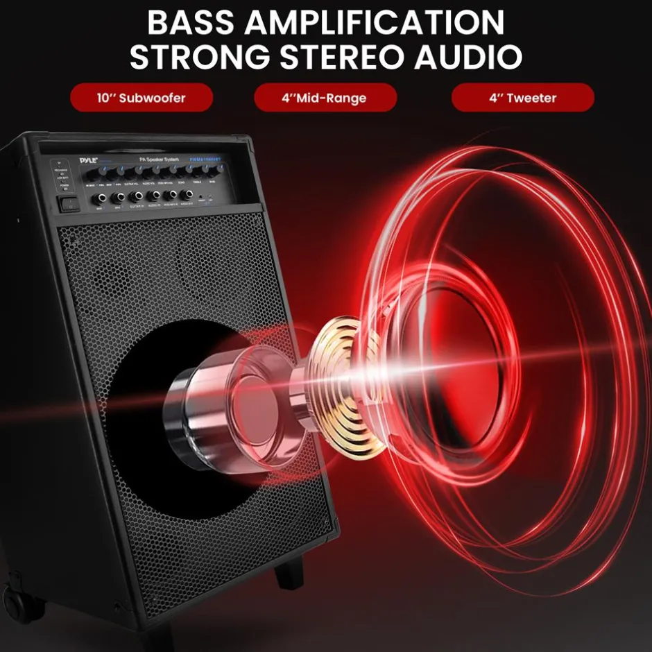 Wireless & Portable Bluetooth Pa Speaker<Pyle Clearance