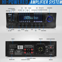 Wireless Bluetooth Amplifier 300W 4-Channel Home Theater Receiver<Pyle Sale
