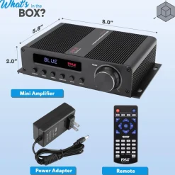 Wireless Bluetooth Home Audio Amplifier - 100W 5.1 Channel, HDMI, Compact<Pyle Sale