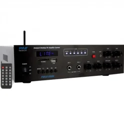 Wireless Bluetooth PA Amplifier 500W Compact Audio System w/ Mic Input<Pyle Online