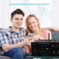 Wireless Bluetooth PA Amplifier 500W Compact Audio System w/ Mic Input<Pyle Online
