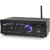 Wireless Bluetooth Stereo Amplifier 240W Blue LED Display USB/SD/FM<Pyle Clearance
