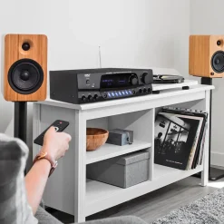 Wireless Bluetooth Streaming Stereo Receiver Amplifier with FM<Pyle Outlet