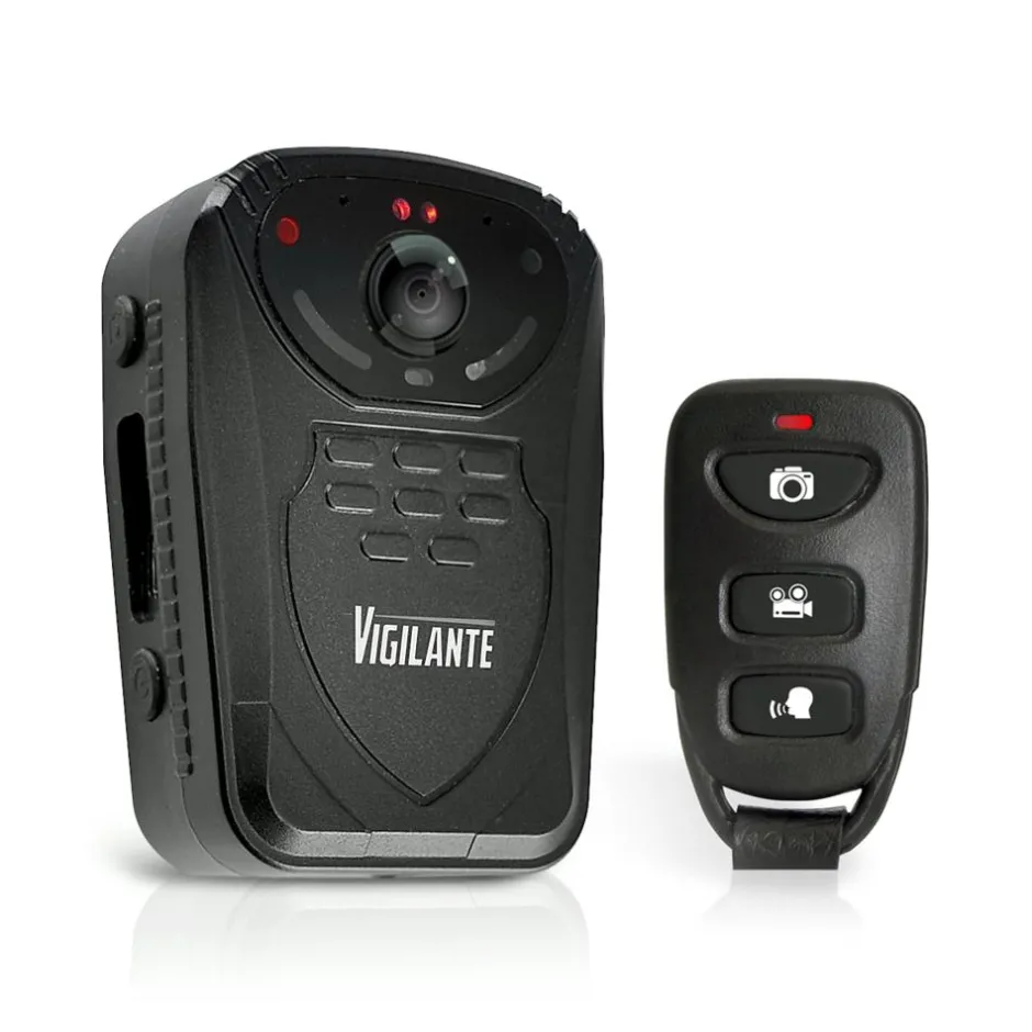 Wireless Body Camera, HD Video, Night Vision, 16GB Memory, Water Resistant<Pyle New