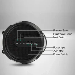Wireless Boombox Tube Speaker System<Pyle Hot