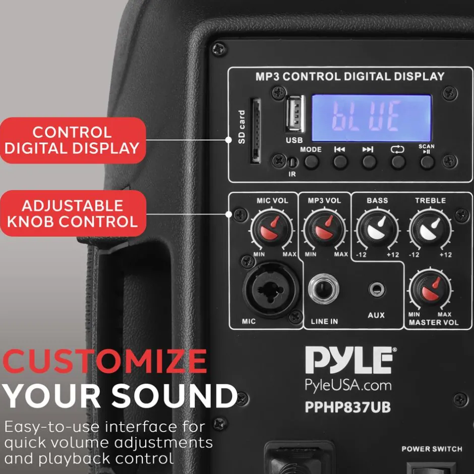 Wireless Bt Streaming Loudspeaker Pa Spe<Pyle Outlet
