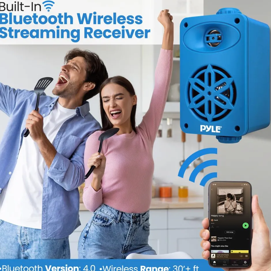Wireless Bt Streaming Speaker System<Pyle