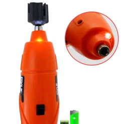 Wireless Guitar String Winder, Rechargeable, LED Light, Universal Fit<Pyle