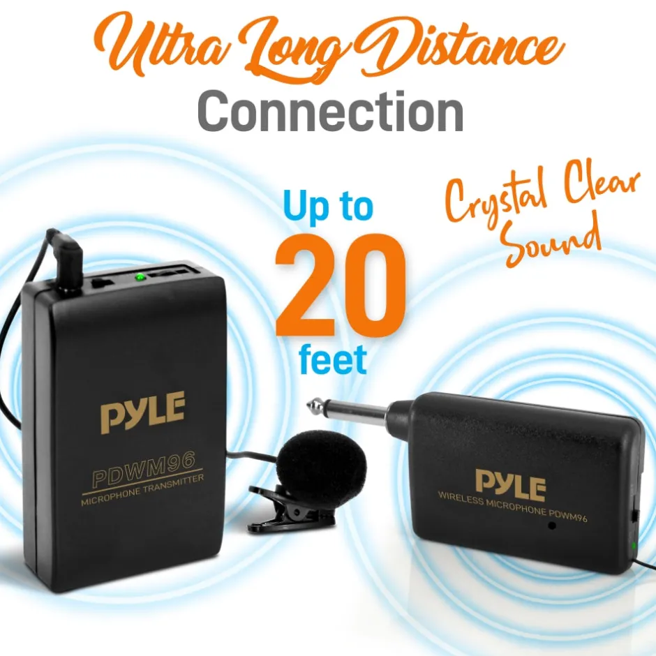 Wireless Lavalier Microphone System<Pyle Online