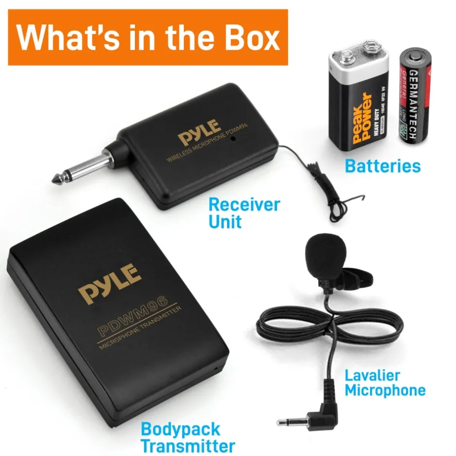 Wireless Lavalier Microphone System<Pyle Online