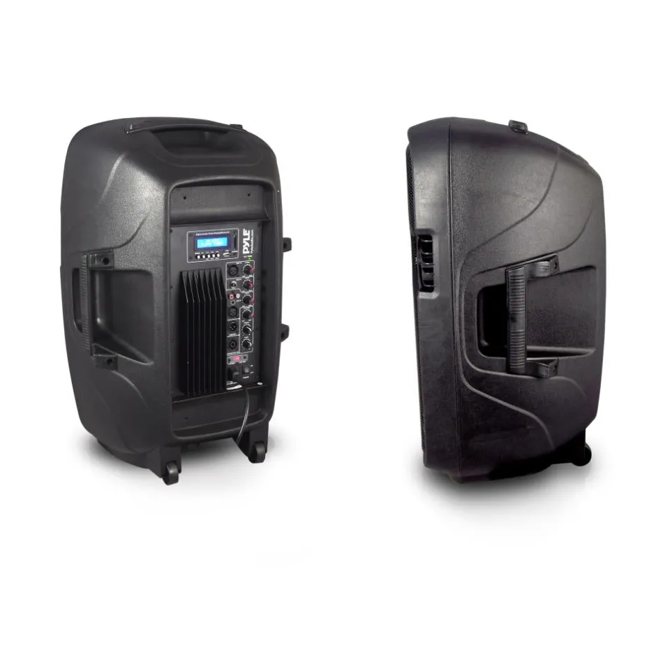 Wireless PA Speaker System 1500W Bluetooth 15" Woofer USB/SD Readers<Pyle