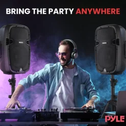 Wireless PA System 1000W Bluetooth Dual 10