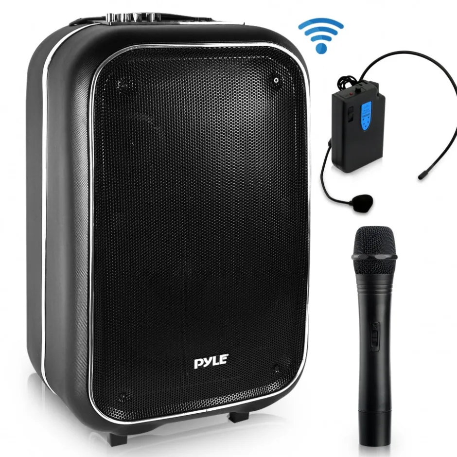 Wireless Portable PA Speaker - 400W Rechargeable Bluetooth System<Pyle Online